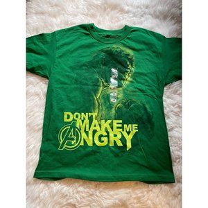 Avengers Hulk Don't Make Me Angry T Shirt Children's Size L NEW